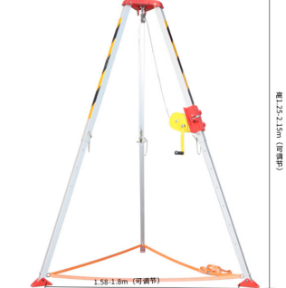 安全生產(chǎn)月談密閉空間準備救援三腳架的重要性
